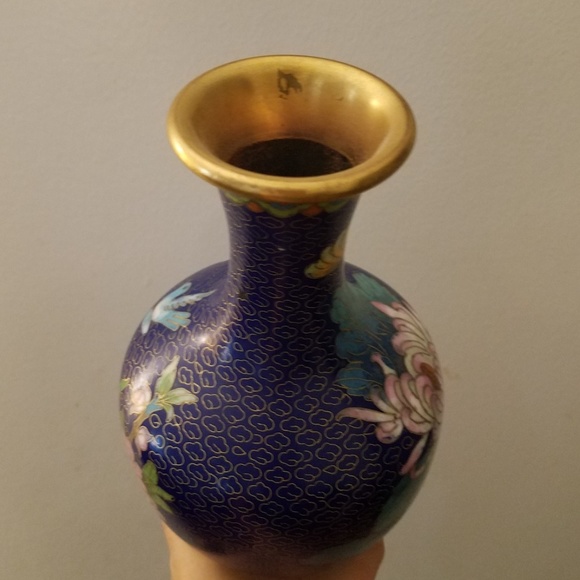 Vintage Cloisonné Vases (set of 2) - Picture 8 of 8